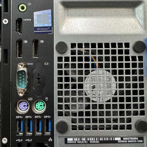 戴爾OptiPlex 7050桌上型主機，i5-6500四核心，16G DDR4內存，500G機械硬盤