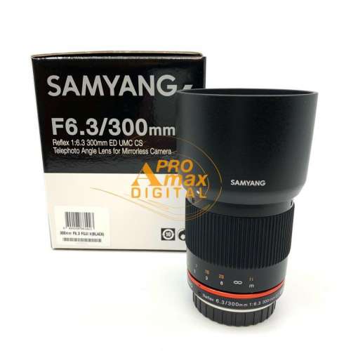 Samyang 300mm F6.3 Reflex Mirror Lens ED UMC APS-C for Fujifilm Fuji X 波波鏡 ...