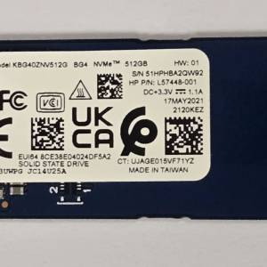 KIOXIA NVME SSD 512G