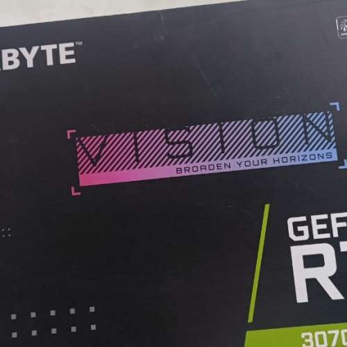 【純白高顏值 1080P全開/2K中階】Gigabyte RTX 3070 Ti VISION OC 8G 顯示卡