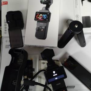 DJI Pocket 3 手持雲台相機連Care