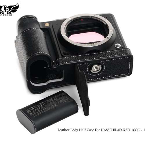 TP Original Leather Body Half Case For HASSELBLAD X2D 100C -  Black