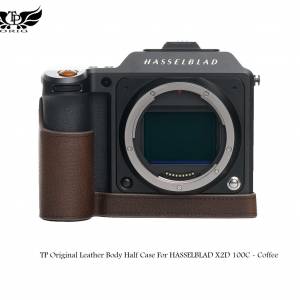 TP Original Leather Body Half Case For HASSELBLAD X2D 100C - Coffee