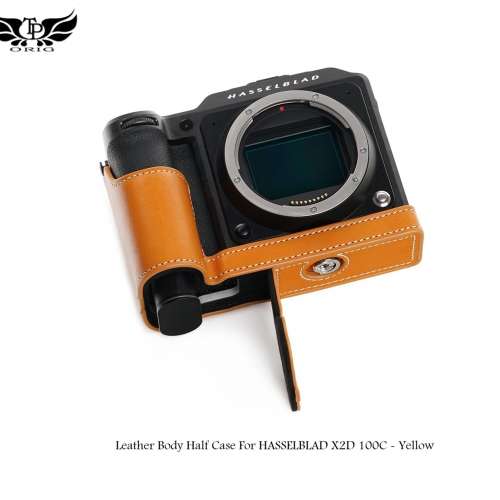 TP Original Leather Body Half Case For HASSELBLAD X2D 100C - Yellow