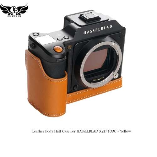 TP Original Leather Body Half Case For HASSELBLAD X2D 100C - Yellow
