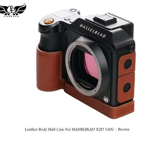 TP Original Leather Body Half Case For HASSELBLAD X2D 100C - Brown