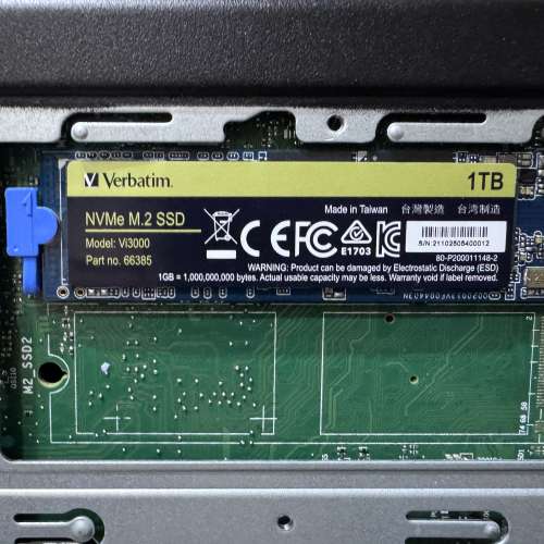 Lenovo ThinkCentre M70Q 64GB ram i9-11900T 1TB M.2 1TB hybrid HD