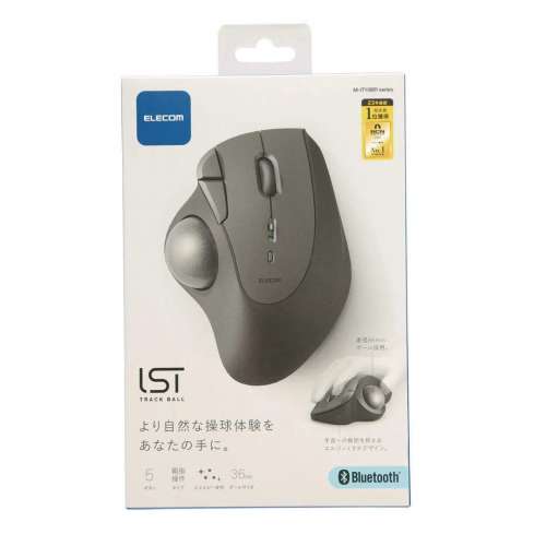 最新 ELECOM IST 藍牙軌跡球滑鼠 (黑色) 行貨