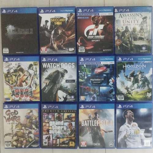 PS4 Games 全部 $300