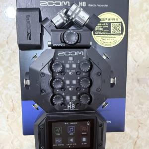 Zoom H8 Handy Recorder  蜘蛛腳  12 軌手提數碼立體聲錄音機