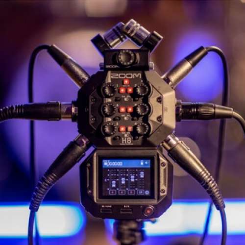 Zoom H8 Handy Recorder  蜘蛛腳  12 軌手提數碼立體聲錄音機