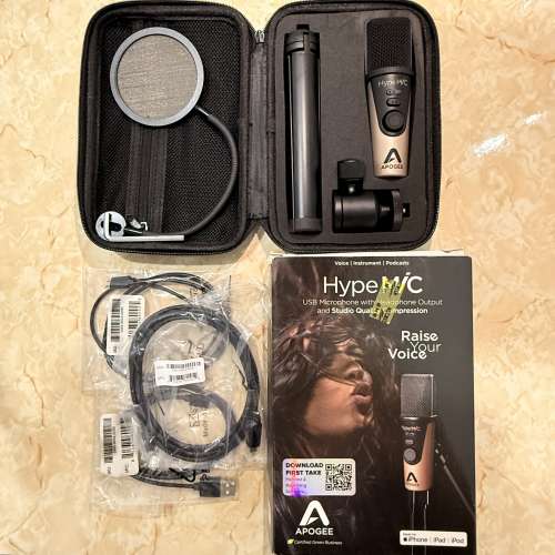 Apogee Hype MiC USB 錄音麥 唱歌麥 結他麥