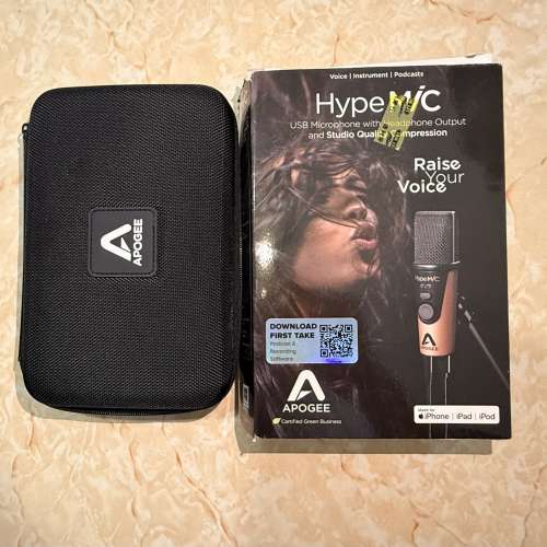 Apogee Hype MiC USB 錄音麥 唱歌麥 結他麥