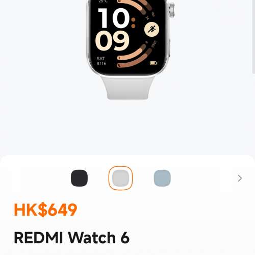 放全新紅米redmi watch6