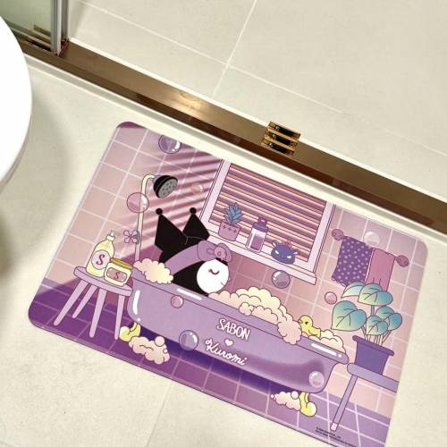 全新限量正版 Sabon &times; Kuromi 聯名浴室地墊 Bathroom Mat