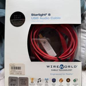 Wireworld Starlight USB 3.0 Cable 有盒冇單