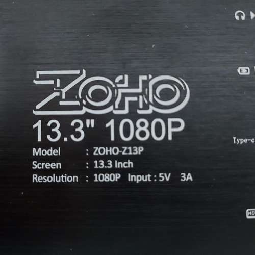 Zoho 13.3吋 可攜式顯示器 Z13P