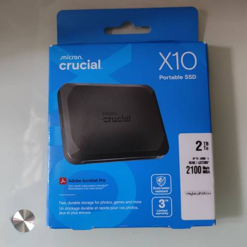 Crucial X10 2TB Portable 外置 SSD