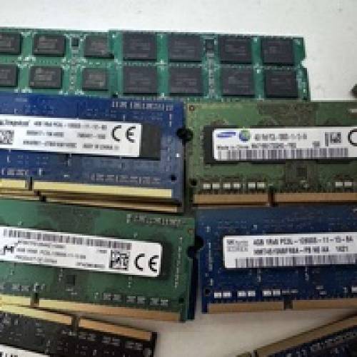 大量手提電腦三代短條 RAM (DDR3 / PC3L/ 4G/8G) 散賣可面交