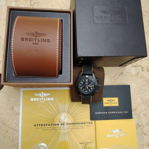 荀價💥 Breitling AVENGER HURRICANE 12H 45mm🔥獨有Breitlight@物料 類似鍛造碳的...