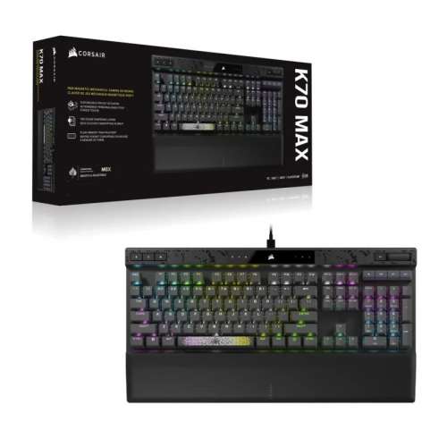 全新 Corsair 海盜船 K70 MAX RGB keyboard 磁軸鍵盤 MGX軸 8,000Hz rt not razer ...