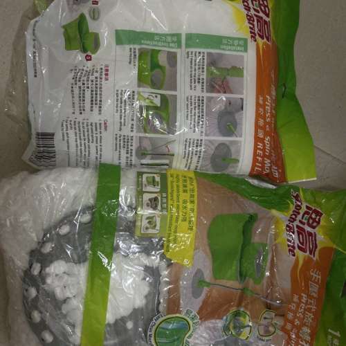 思高 手壓式旋轉拖把補充拖頭