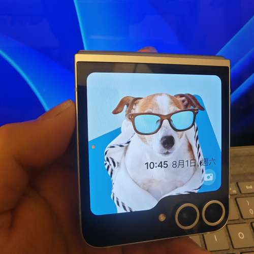 Samsung galaxy z flip 6 藍色 12+256gb 美版 內屏有瑕疪