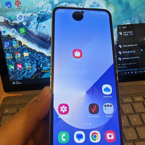 Samsung galaxy z flip 6 藍色 12+256gb 美版 大屏有黑點
