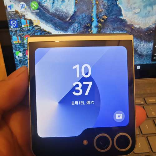 Samsung galaxy z flip 6 藍色 12+256gb 美版 大屏有黑點