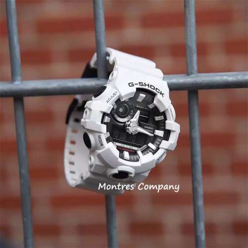 Montres Company 香港註冊公司(33年老店) 卡西歐 CASIO G-Shock 五年電池壽命 白兵...