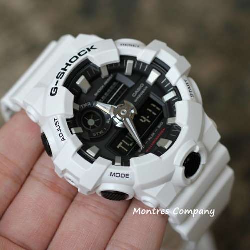 Montres Company 香港註冊公司(33年老店) 卡西歐 CASIO G-Shock 五年電池壽命 白兵...