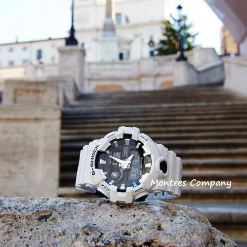 Montres Company 香港註冊公司(33年老店) 卡西歐 CASIO G-Shock 五年電池壽命 白兵...