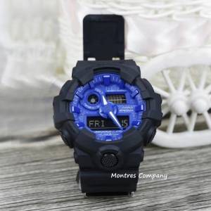 Montres Company 香港註冊公司(33年老店) 卡西歐 CASIO G-Shock 藍黑色 GA-700BP-1A...