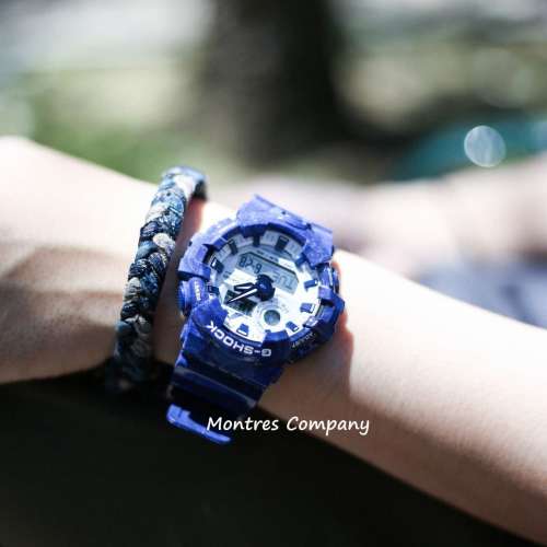 ontres Company 香港註冊公司 (33年老店) 卡西歐 CASIO G-Shock 藍白色 GA-700BWP-2...