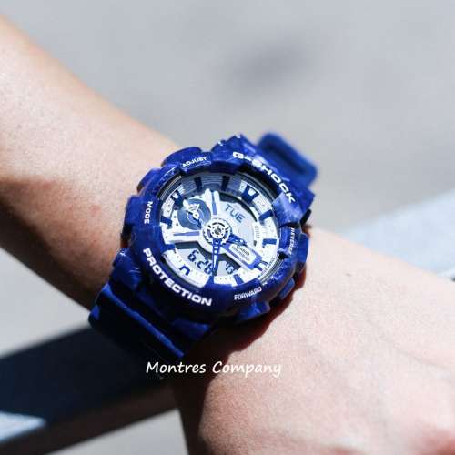 ontres Company 香港註冊公司 (33年老店) 卡西歐 CASIO G-Shock 藍白色 GA-700BWP-2...
