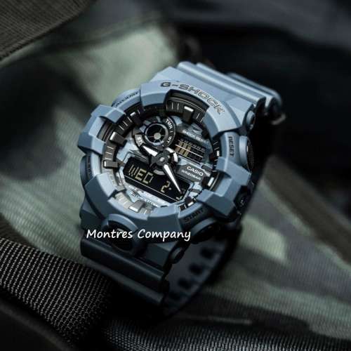 Montres Company 香港註冊公司 (33年老店) 卡西歐 CASIO G-SHOCK 迷彩圖案 藍黑色 ...