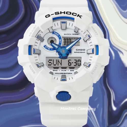 Montres Company 香港註冊公司 (33年老店) 卡西歐 CASIO G-SHOCK GA-700HDS-7A 白...