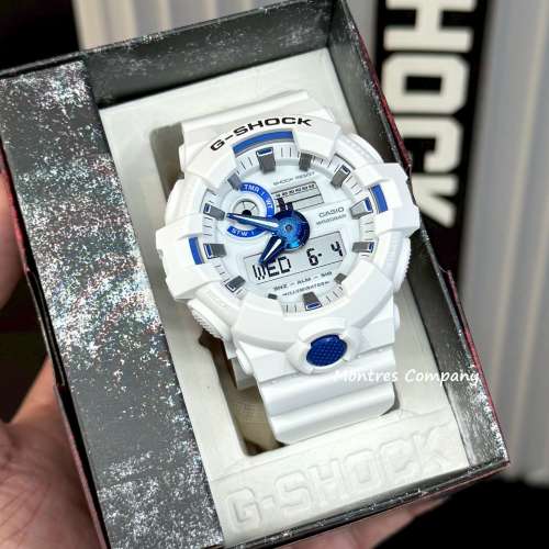 Montres Company 香港註冊公司 (33年老店) 卡西歐 CASIO G-SHOCK GA-700HDS-7A 白...