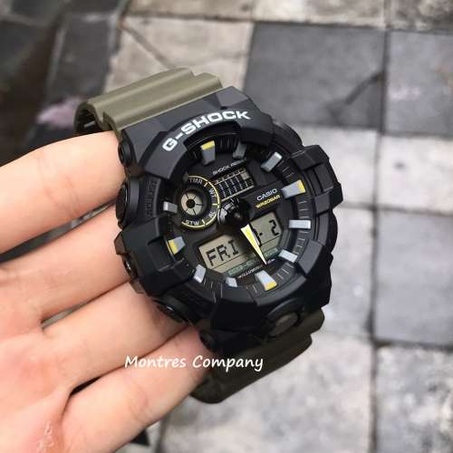 Montres Company 香港註冊公司(33年老店) 卡西歐 CASIO G-SHOCK GA-710TU-1A3 防震...