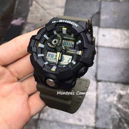 Montres Company 香港註冊公司(33年老店) 卡西歐 CASIO G-SHOCK GA-710TU-1A3 防震...