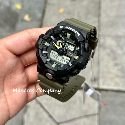 Montres Company 香港註冊公司(33年老店) 卡西歐 CASIO G-SHOCK GA-710TU-1A3 防震...