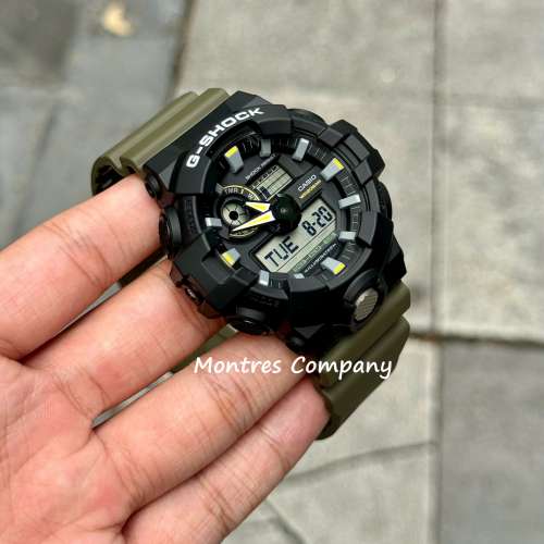 Montres Company 香港註冊公司(33年老店) 卡西歐 CASIO G-SHOCK GA-710TU-1A3 防震...