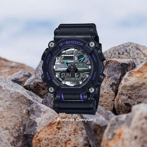 Montres Company 香港註冊公司(33年老店) 卡西歐 CASIO G-Shock 七年電池壽命 黑紫...