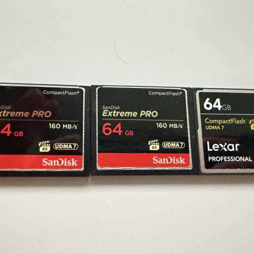 CompactFlash disk 64Gbx3