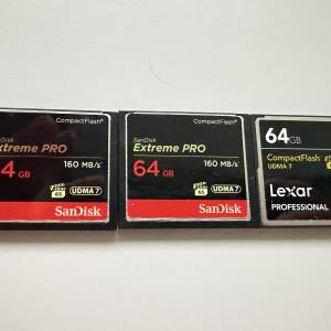 CompactFlash disk 64Gbx3
