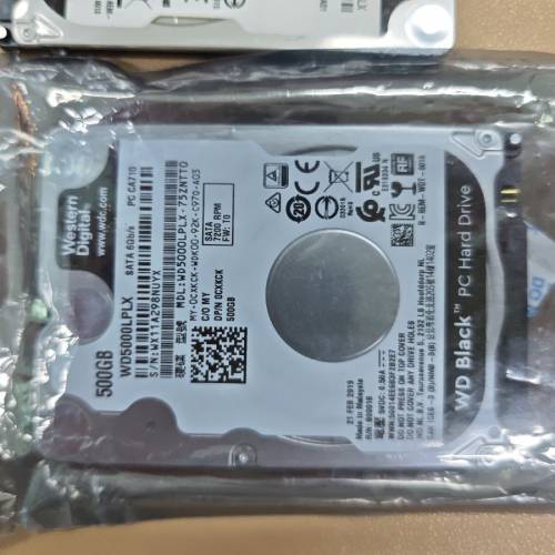 WD black HDD 500GB