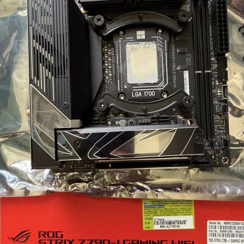 Intel Core i9 12900KS + ASUS ROG Strix Z790i Gaming WIFI ITX (最後一日放售)