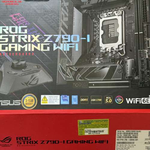 Intel Core i9 12900KS + ASUS ROG Strix Z790i Gaming WIFI ITX (最後一日放售)