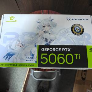 MANLI POLAR FOX RTX 5060 TI OC 16GB GDDR7 WHITE