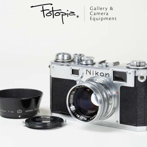 || Nippon Kogaku Nikon S2 - Silver with Nikkor-S.C 50mm F1.4 - Silver ||